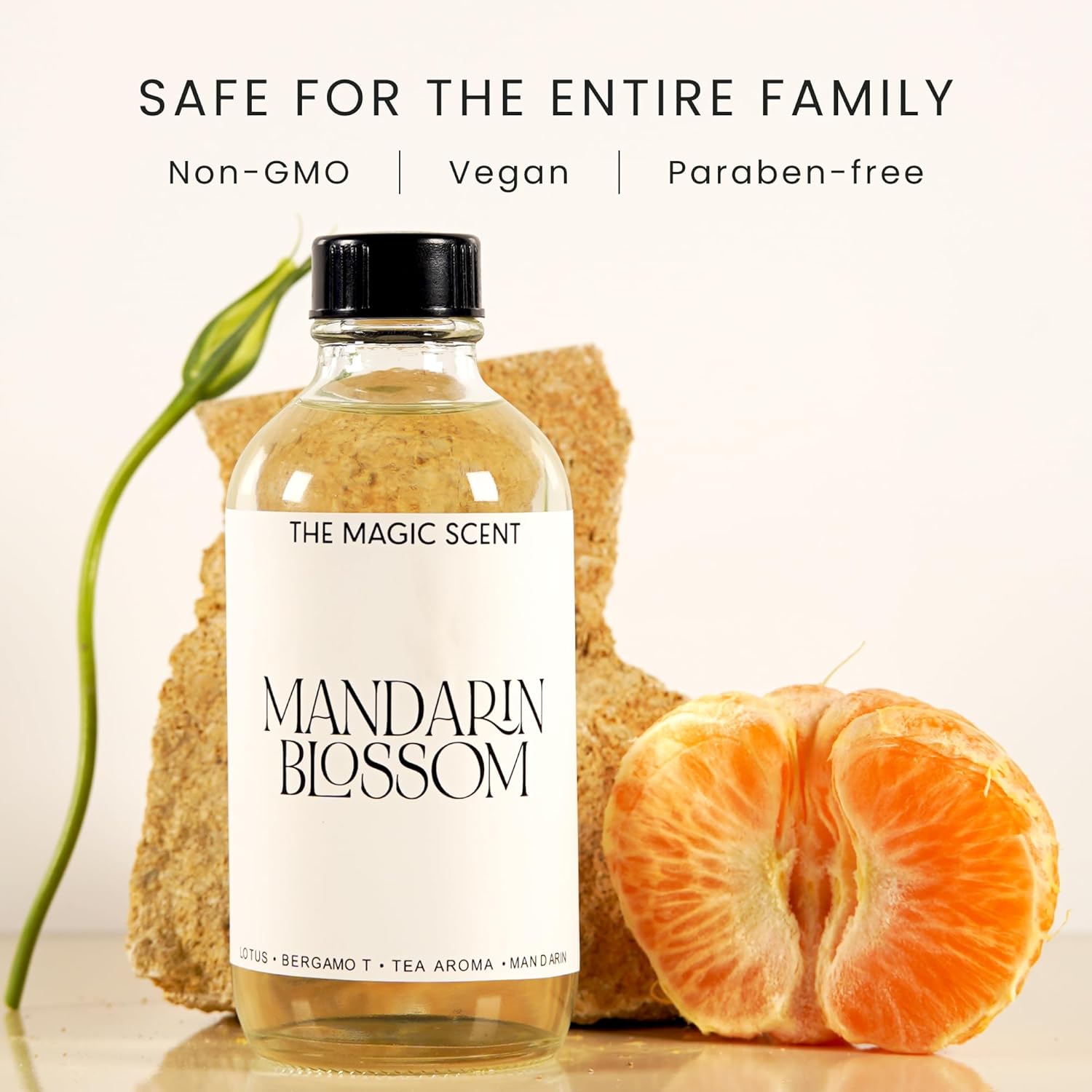 The Magic Scent Mandarin Blossom Diffuser Oil - Hotel & Home Luxury Scents Inspired by Maldives - Diffuser Oil Scents for Home Designed for Use in All Diffusers - 16.9 fl oz, 500 mL - Image 2