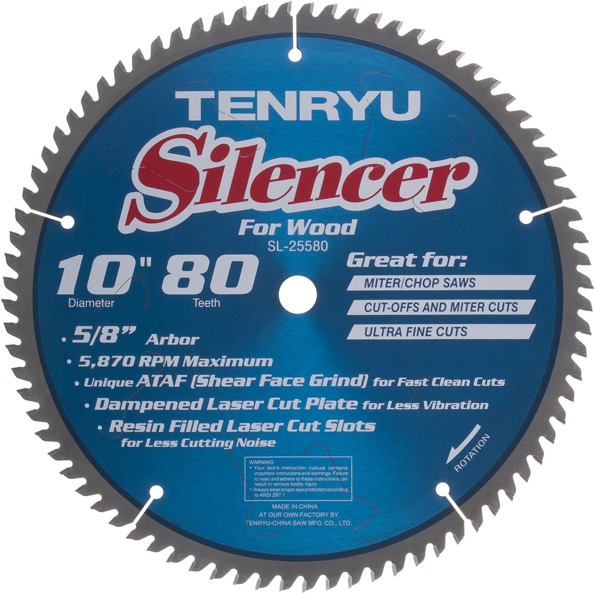 Tenryu SL-25580 10" Saw Blade