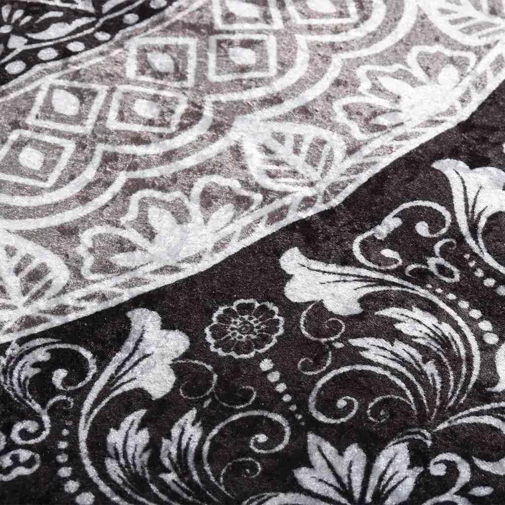vidaXL Alfombra Lavable Antideslizante Multicolor 120x180 cm