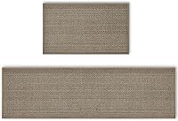 Vista 15 de Juego de tapetes y alfombras de cocina lavables y antideslizantes Artoid Mode de 2 piezas, tapetes de cocina absorbentes con respaldo de goma