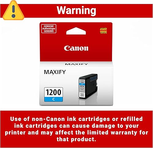 Miniatura 9 de Canon PGI-1200 cian compatible con impresoras iB4120, MB2120, MB2720, MB5120, MB5420 (paquete de 2)