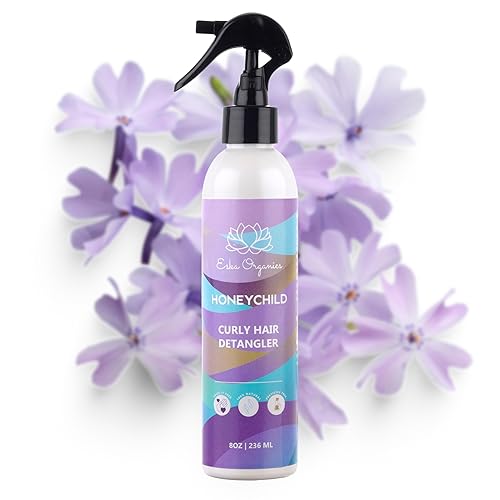 Miniatura 3 de Honeychild - Aerosol desenredante de miel y biotina para desenredar el cabello rizado, 8 onzas