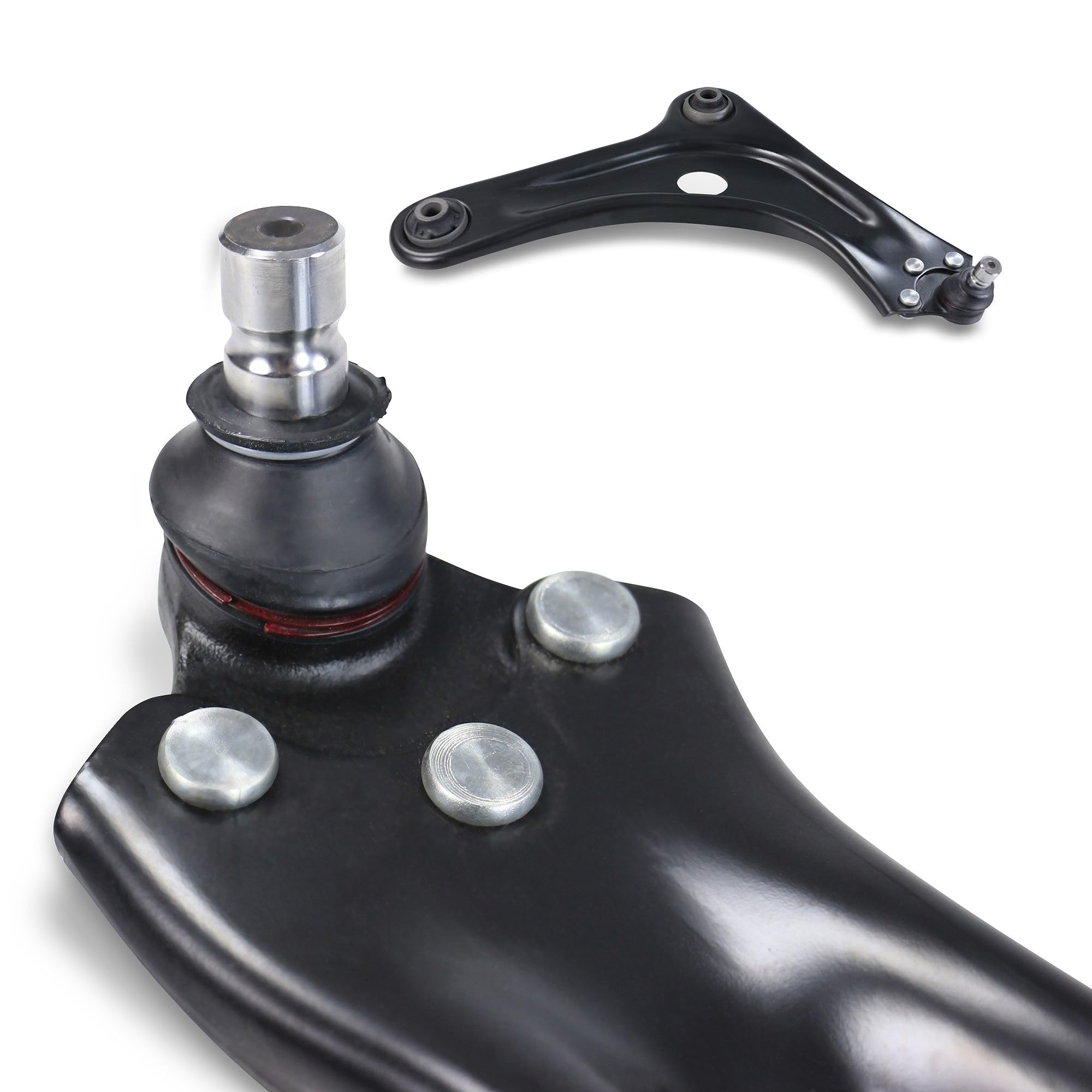 ATEC Germany 2x braccio di controllo con snodo sferico anteriore, 2x barra di accoppiamento anteriore Compatibile con CITROËN DS3, C3, C4, PEUGEOT 208, 2008