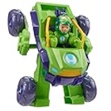 IRON MAN AND HIS AWESOME FRIENDS Marvel 2-in-1 Mech Suit & Vehicle, Action Figure & Toy Vehicle Set, 3-Inch-Scale Super Hero Toys, Ages 3+