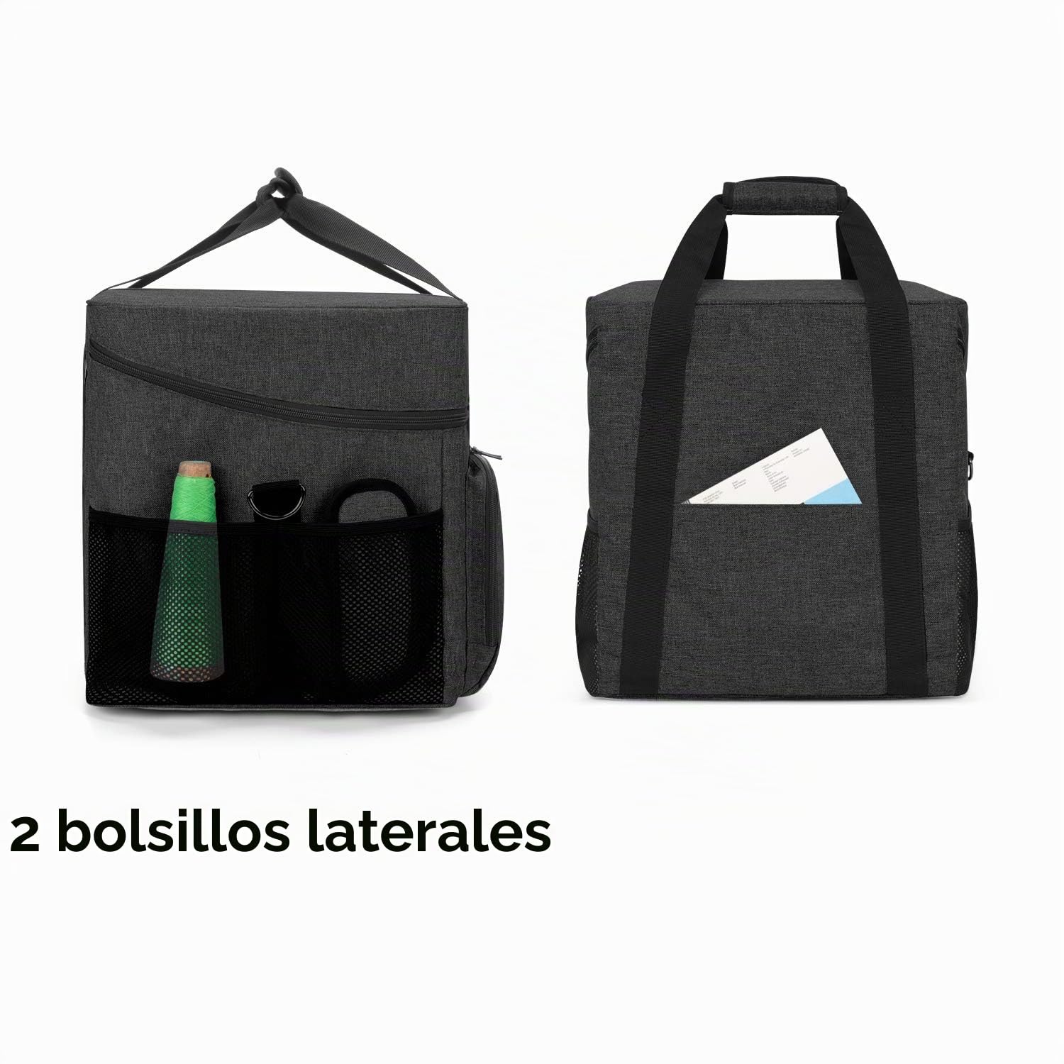 Luxja Bolsa para Remalladora, Maleta para Overlock, Bolsa Trasporte para Maquina Overlock y Accesorios, 33CM x 30,5CM x 34CM