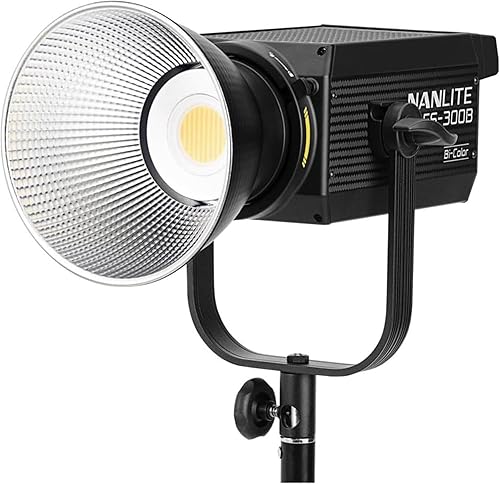 Miniatura 2 de Nanlite FS-300B Foco LED Bicolor de 300W - 2700K-6500K CRI Ajustable 96, Control por App, Luz de Video LED Montura Bowens para