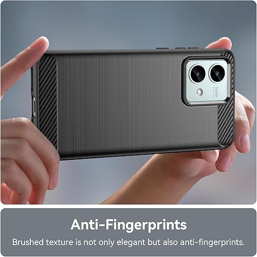 Miniatura 5 de Ysnzaq Funda cepillada para Motorola Moto G84 de 6.5 pulgadas, grado militar, duradera, resistente, a prueba de golpes, funda protectora para