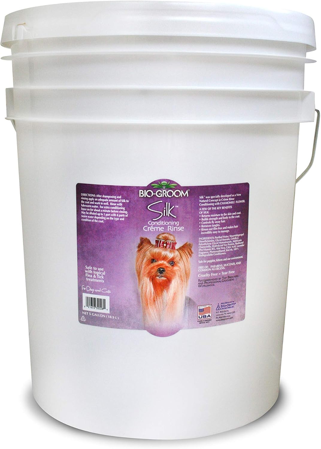 Pet Conditioners BioGroom Silk Creme Rinse Dog Conditioner Dog Bathing Supplies