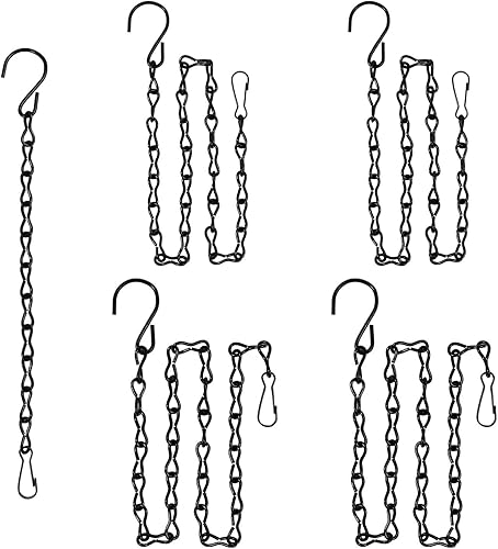 Miniatura 8 de Paquete de 4 cadenas colgantes de 36 pulgadas para comederos de pájaros, macetas, baños de pájaros, vallas publicitarias, linternas, pizarras,
