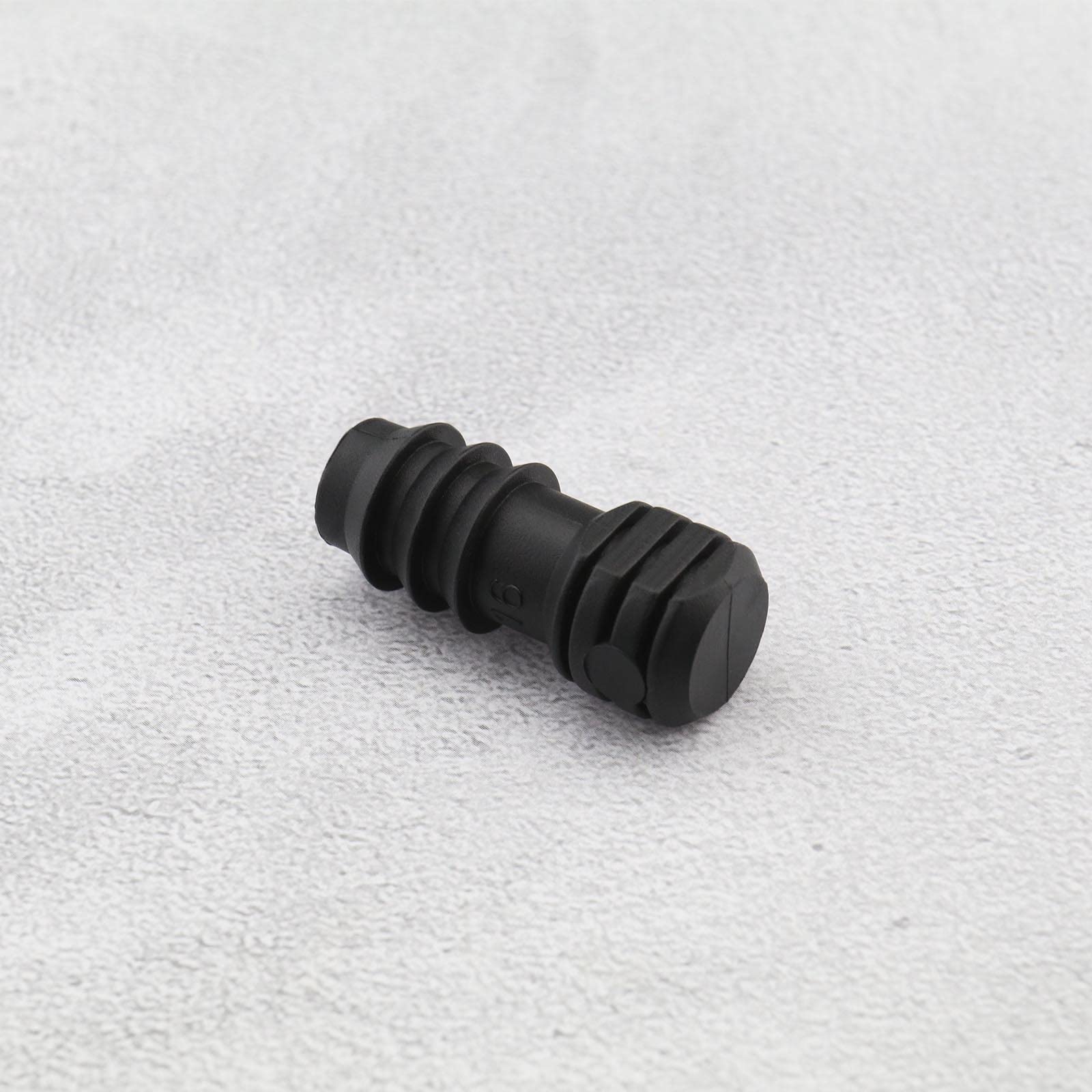20 Pezzi Tappi Terminali Per Irrigazione A Goccia - Diametro 16 Mm, Connettori In Plastica Nera Per Tubi Da Giardino PE, Per Serra E Aiuole