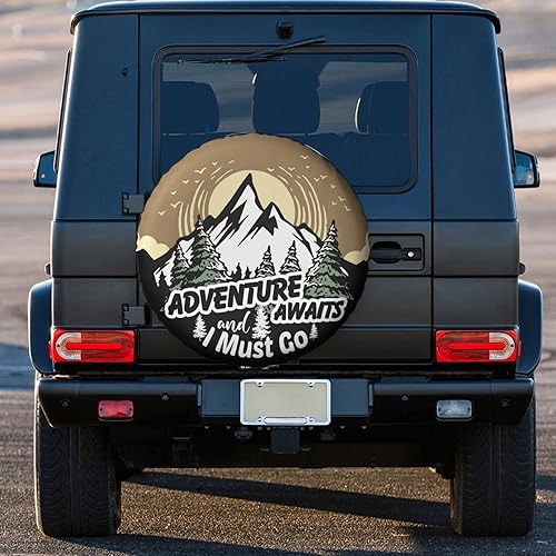 Miniatura 4 de cozipink I Hate Pulling Out - Cubierta de neumático de repuesto para neumáticos de repuesto, protectores universales para remolques, camping,