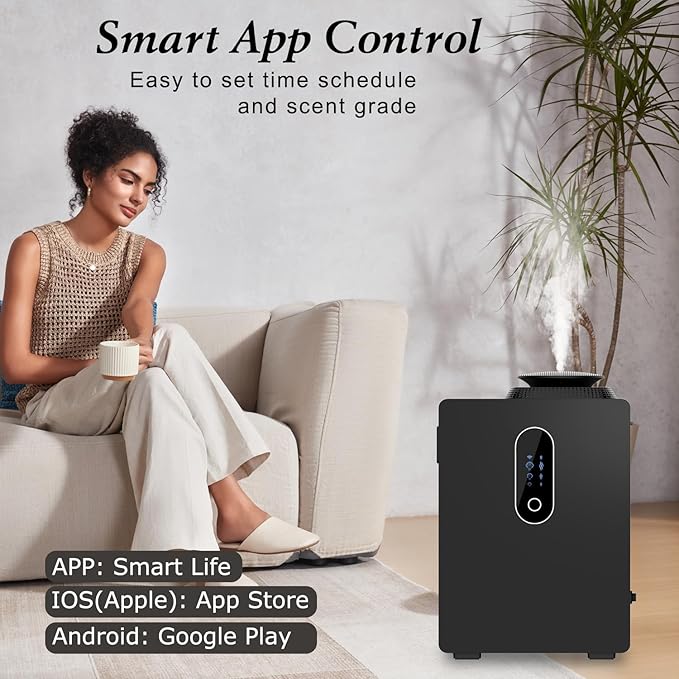 Difusor de Aromas HVAC SWUVUXO 1000ML, WiFi, Cobertura 6000 Sq.Ft miniatura 4