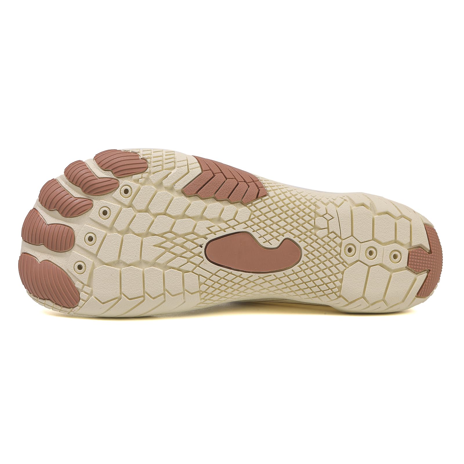 Hike Barefoot Shoes Women, New hike shoes Women Men , Breathable & Non-Slip trail Athletic Footwear, comfortable breathable non-slip wide-toe box water shoes (Beige, Adult, Men, 7, Numeric Range, US Footwear Size System, 7.5, Medium)