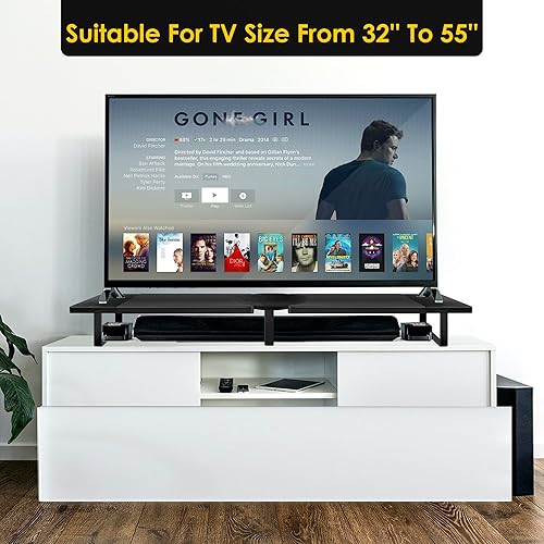 Miniatura 7 de Soporte de doble monitor para escritorio, gran longitud ajustable y elevador de ángulo para 2 monitores, organizador de escritorio doble para