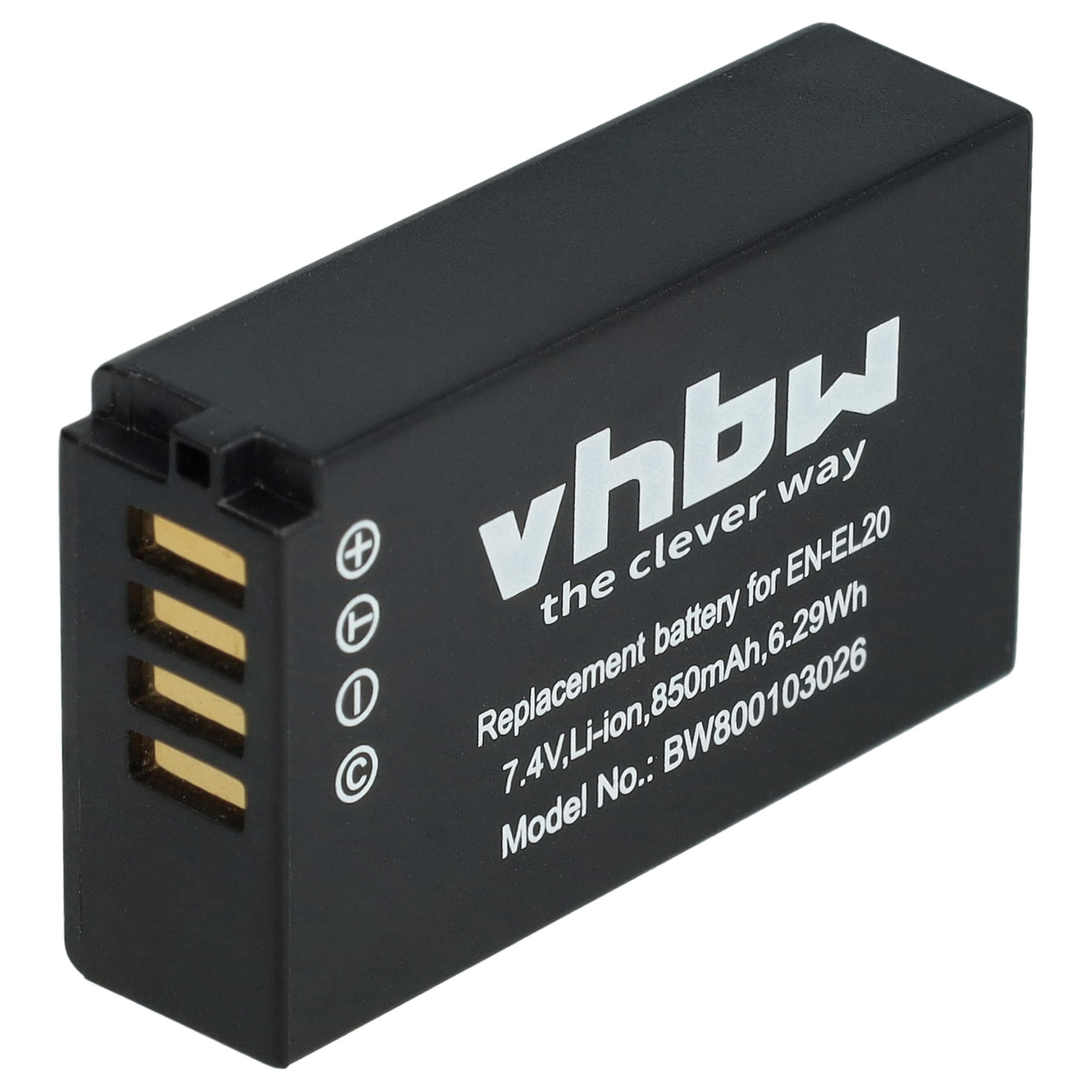 vhbw passend für Nikon D4, Z9 Kamera / Foto DSLR (2600 mAh, 10,8 V, Li-Ion) Kamera-Akku Li-Ion
