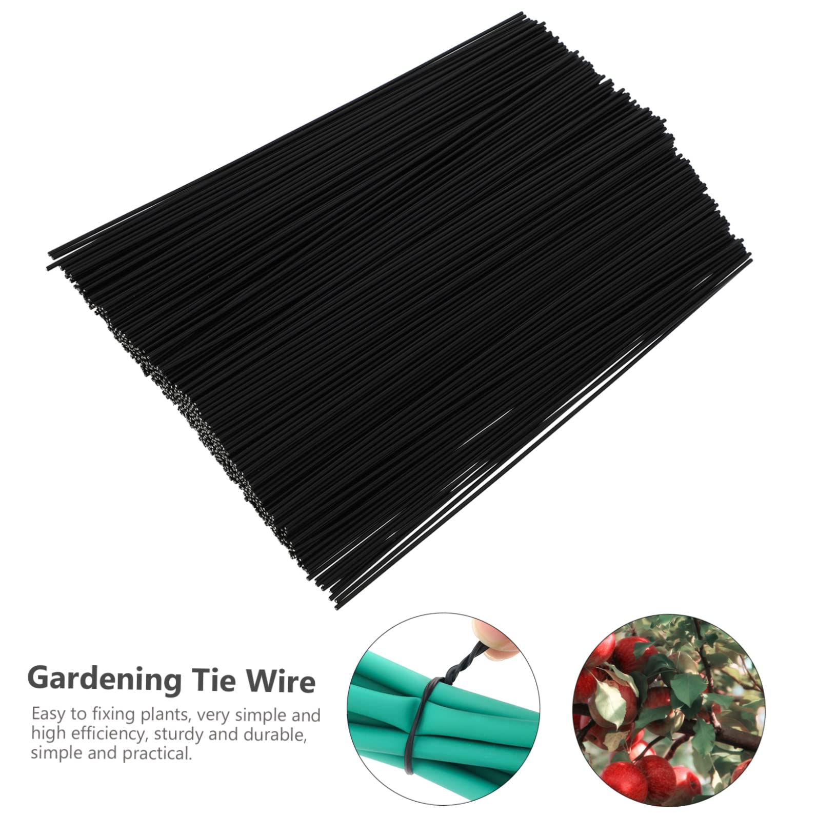 Filo da giardino, 1000 pezzi di nastro di uva, piante verdi, vite artificiale, fascette nere, filo da giardinaggio, filo for fioristi, viti verdi, fascette for alberi, for raddrizzare, legare in seta,