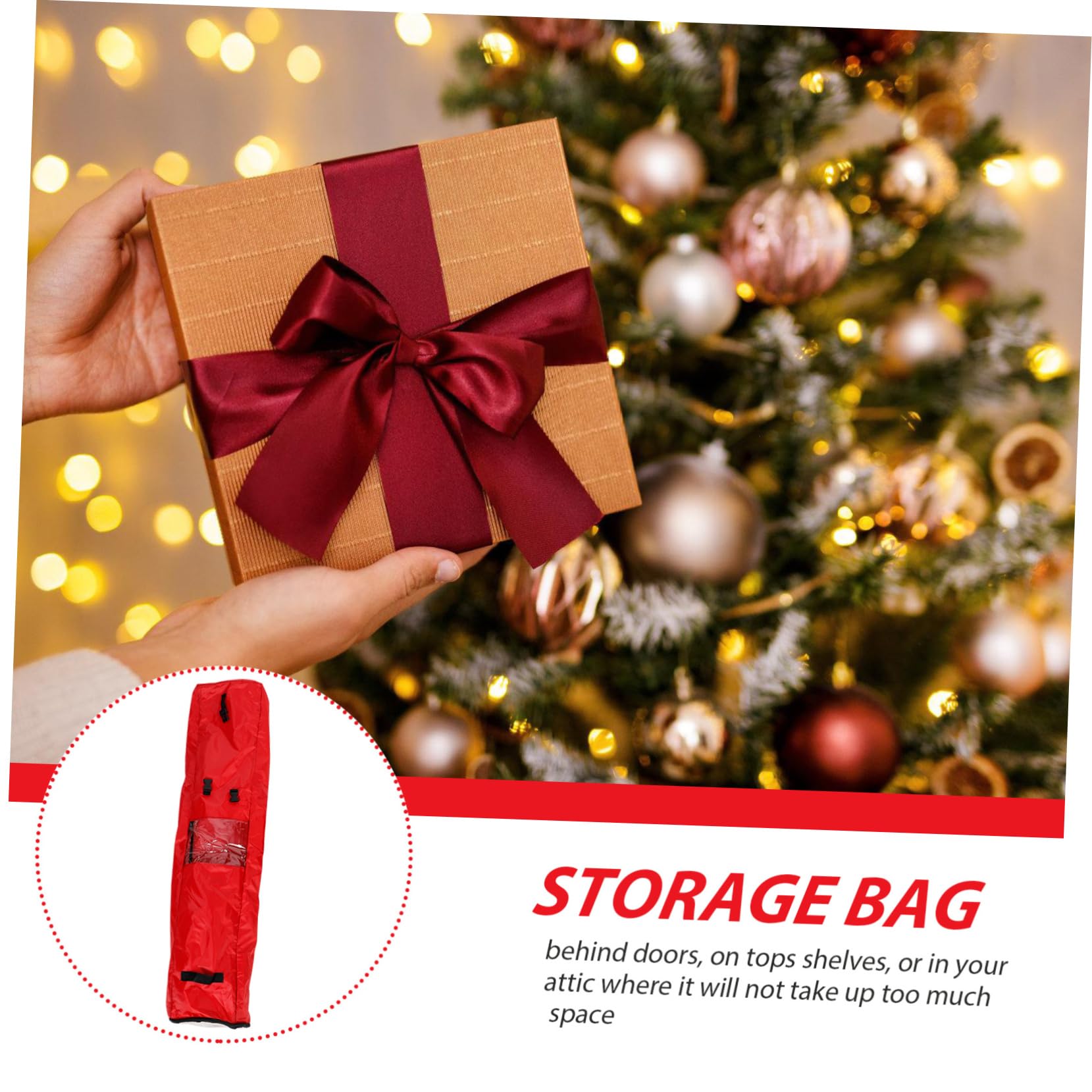Alipis 2st Aufbewahrungstasche Aus Farbigem Papier Weihnachtstüten Geschenkpapier Weihnachten Papiertüten Geschenktüte Weihnachten Packpapier 600d Oxford-stoff