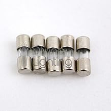 2.5A 2.5 Amp GMA Glass Fuses, 3.6x10mm 0.14 x 0.39inches, 250V Fast-Blow, Fast Acting Fuses for Electronics, Appliances, and Circuit Protection, 5 Pack