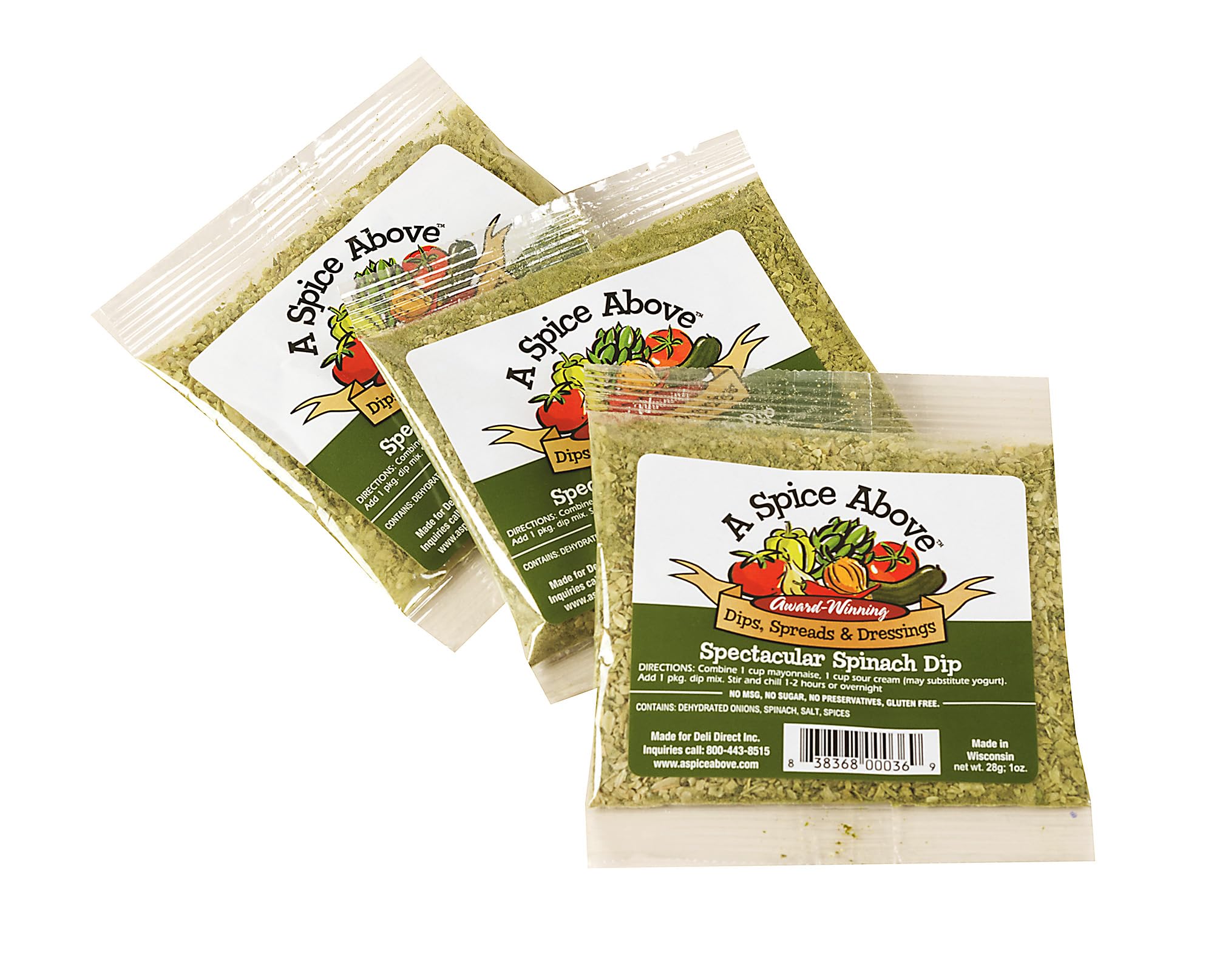 A Spice Above Spectacular Spinach Dip (3 Pack)