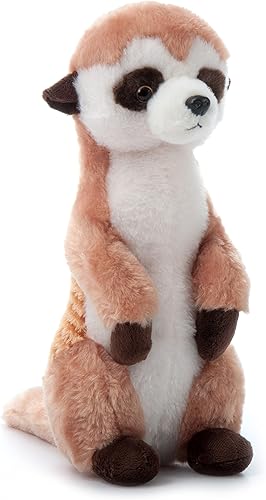 Miniatura 5 de The Petting Zoo Suricata de peluche, regalos para niños, animales salvajes del zoológico Onez, juguete de peluche de suricata de 12 pulgadas