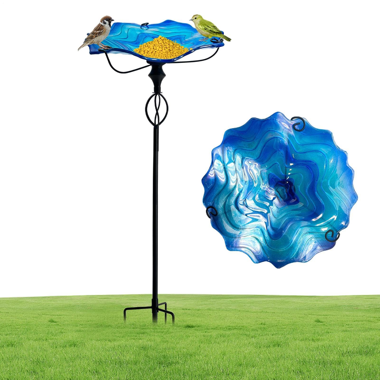 Bebedero para Aves de Exterior 81 cm Resistente y Duradero Accesorio Estilo | Fuente de Agua Para Pájaros para Alimentación de Loros Periquitos Aviarios Jardín Patio Parque y