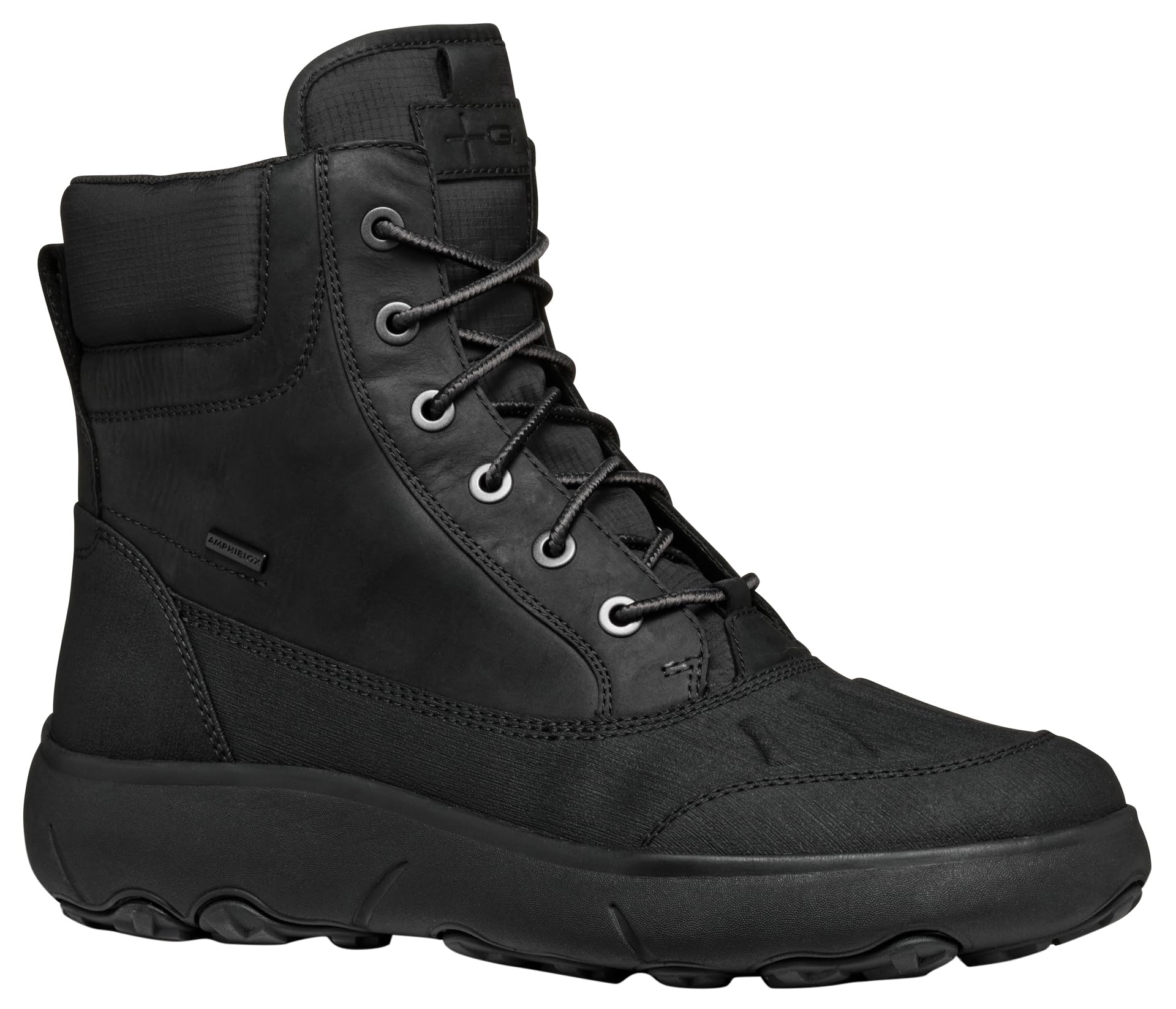 Geox Men's U Nebula + Grip B Ab Ankle Boot, black, 8 UK