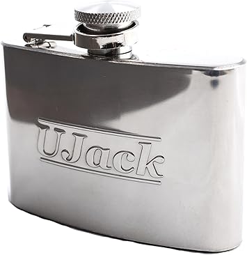 Amazon Ujack ユージャック スキットル 304ステンレス製 ウイスキーボトル ヒップフラスク フラスコ 日本正規品 304ステンレス鏡面 4oz ユージャック Ujack フラスコ スキットル