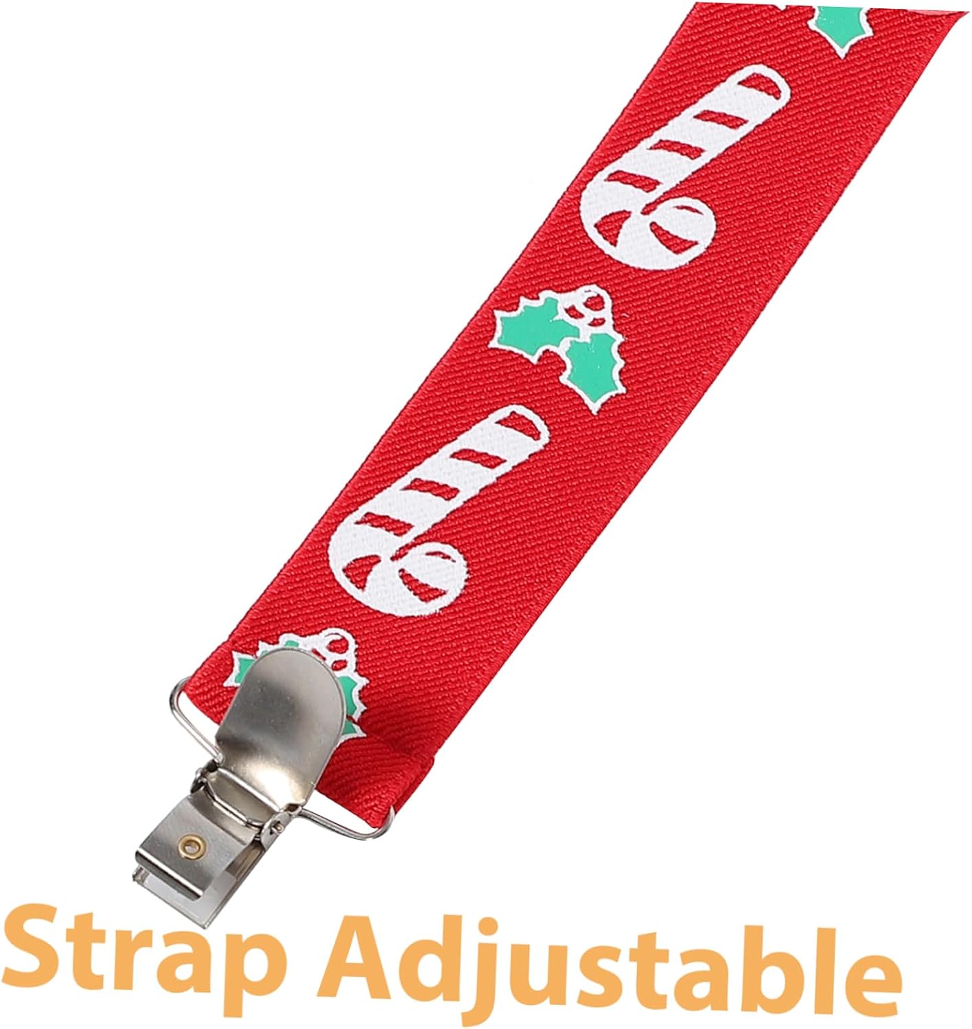 Didiseaon Men's Suspenders Christmas Themed Hidden Suspenders for Holiday Attire Comfortable Fit