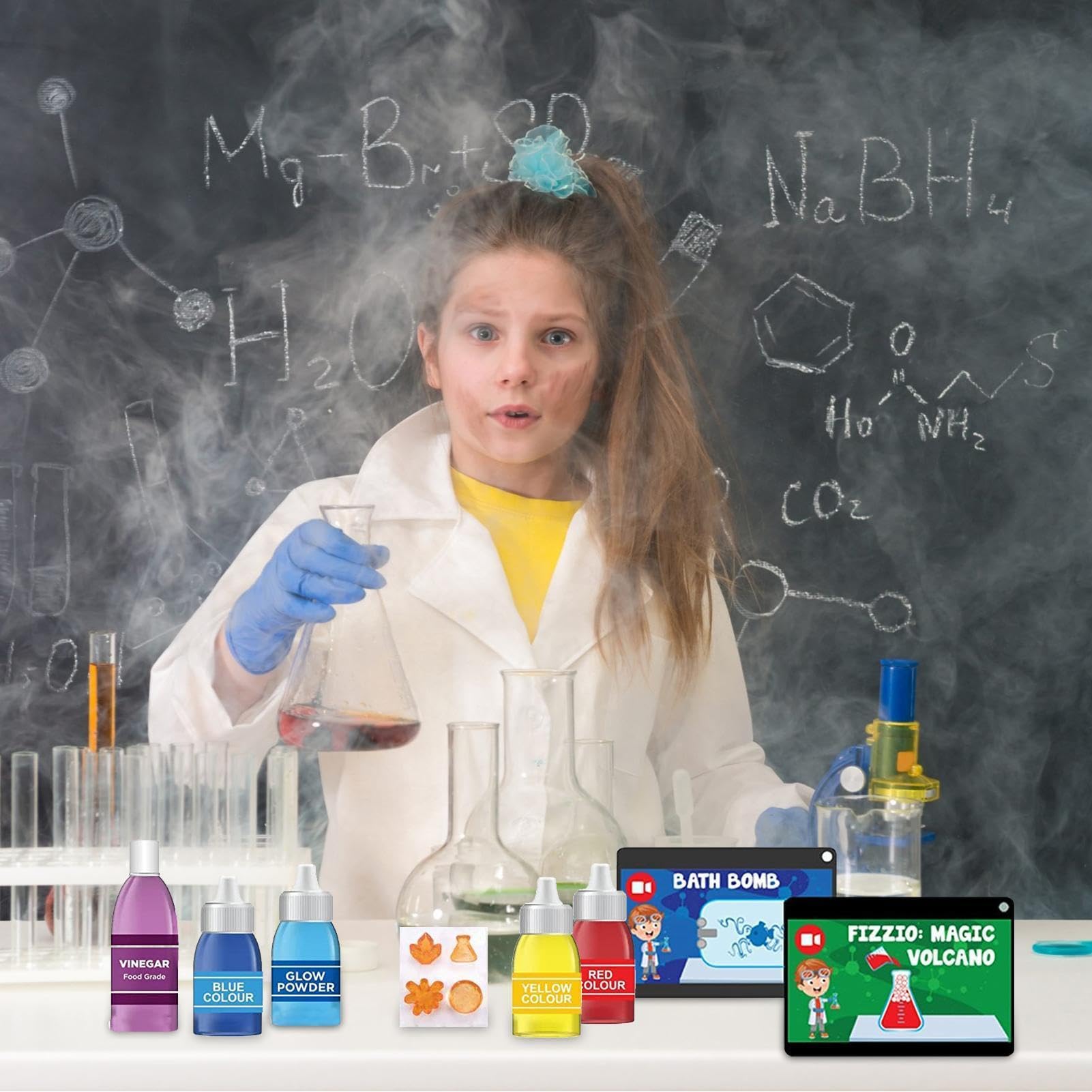 Experimentos De Ciencia Infantiles Laboratorio Científico STEM Educativo