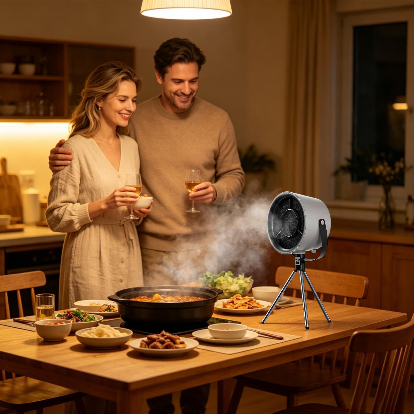 Hotte aspirante portable Silencieuse Compacte Haute Succion Ventilateur