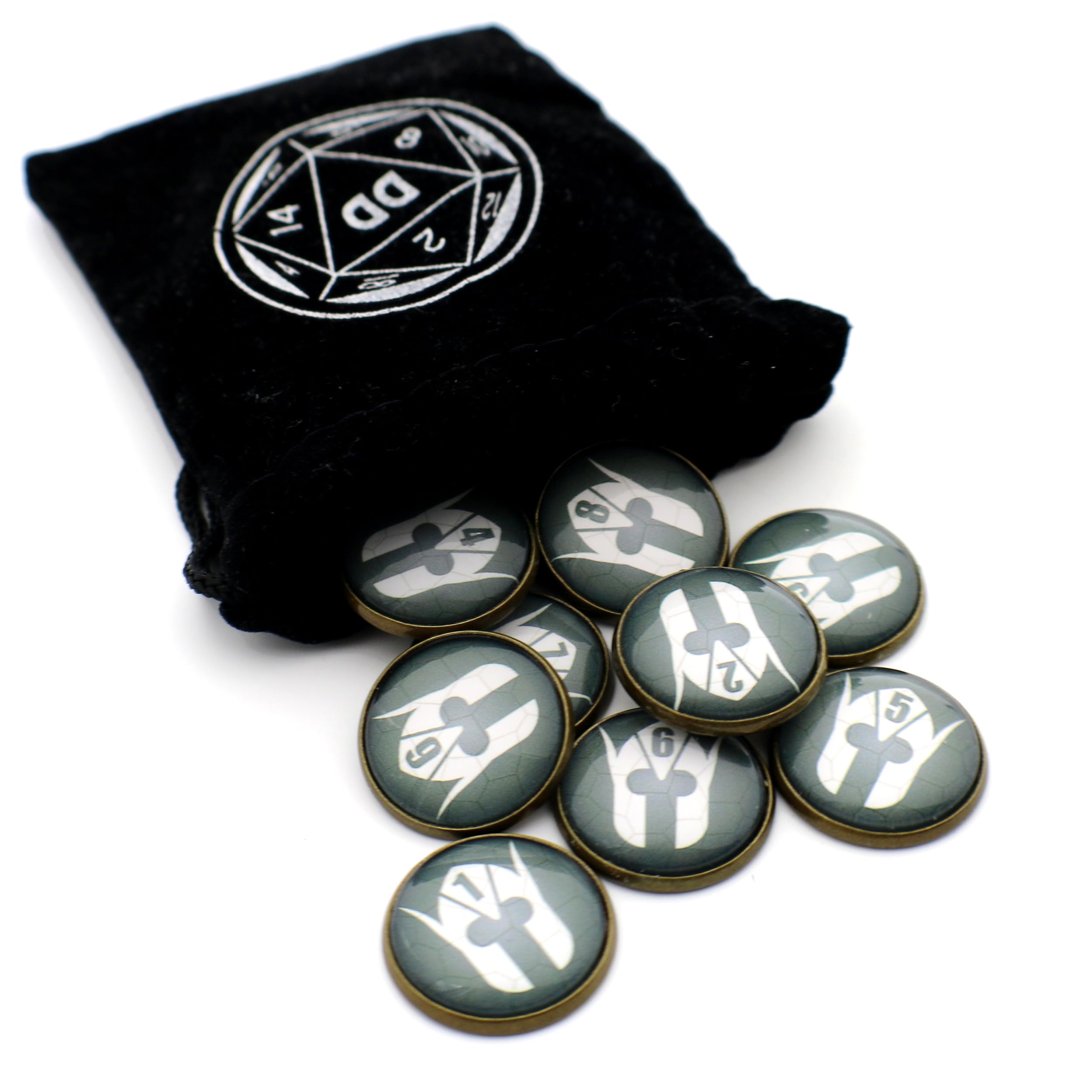 D&D Numbered Monster Token Markers for Dungeons and Dragons (Elf)