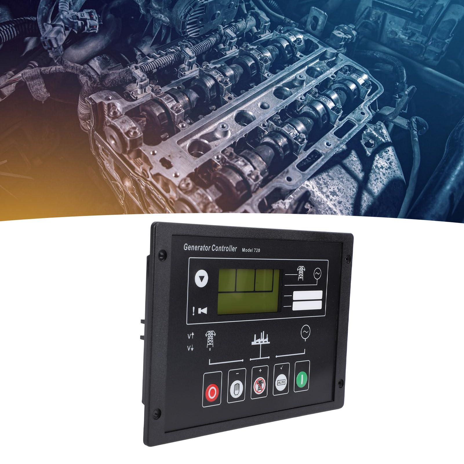 Panel de control de arranque automático del generador Módulo controlador electrónico avanzado del generador Arranque de la unidad de respaldo automático controlado por