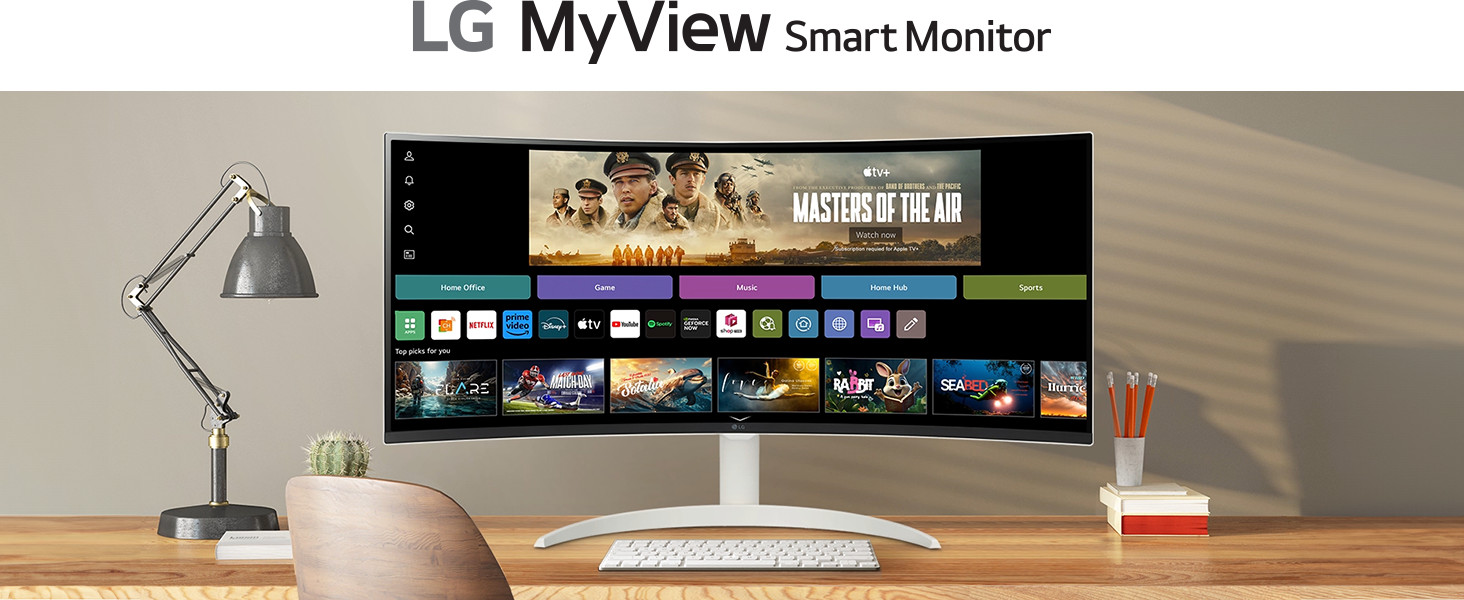 LG MyView Smart Monitor (34SR60QC - 34-Inch 21:9 Curved UltraWide