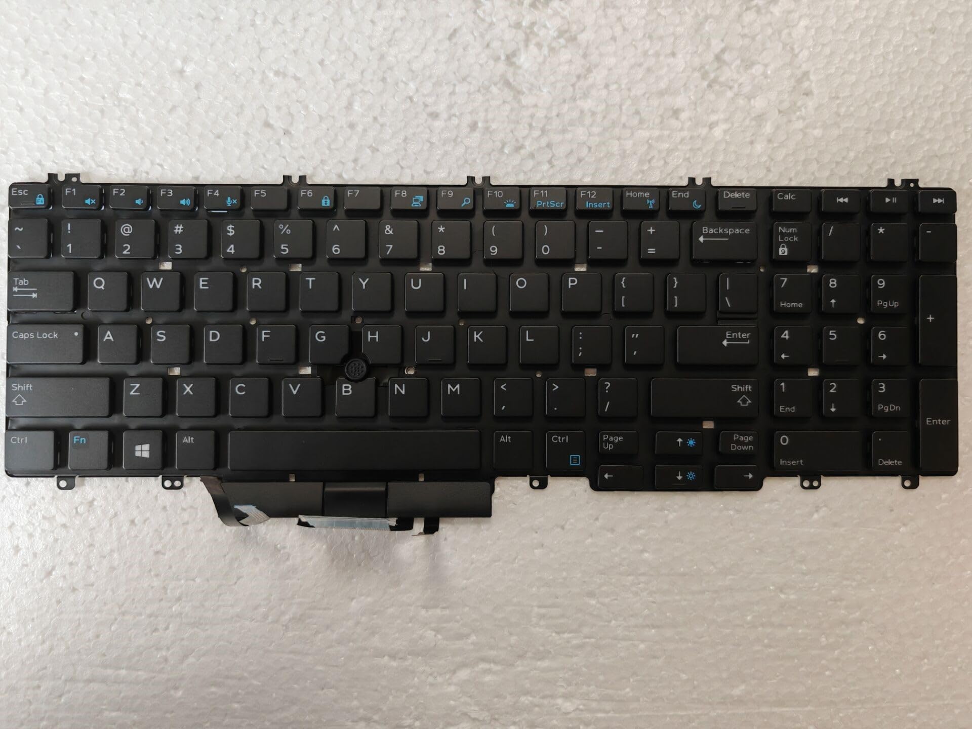 for Dell Precision 7530 7540 7730 7740 Laptop US Backlit Keyboard 266YW 0266YW