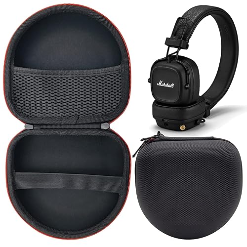 Ferbao Major Case, Hard Carrying Storage Bag Compatible with Marshall Major 5/4/3/2 Headphone (Black)