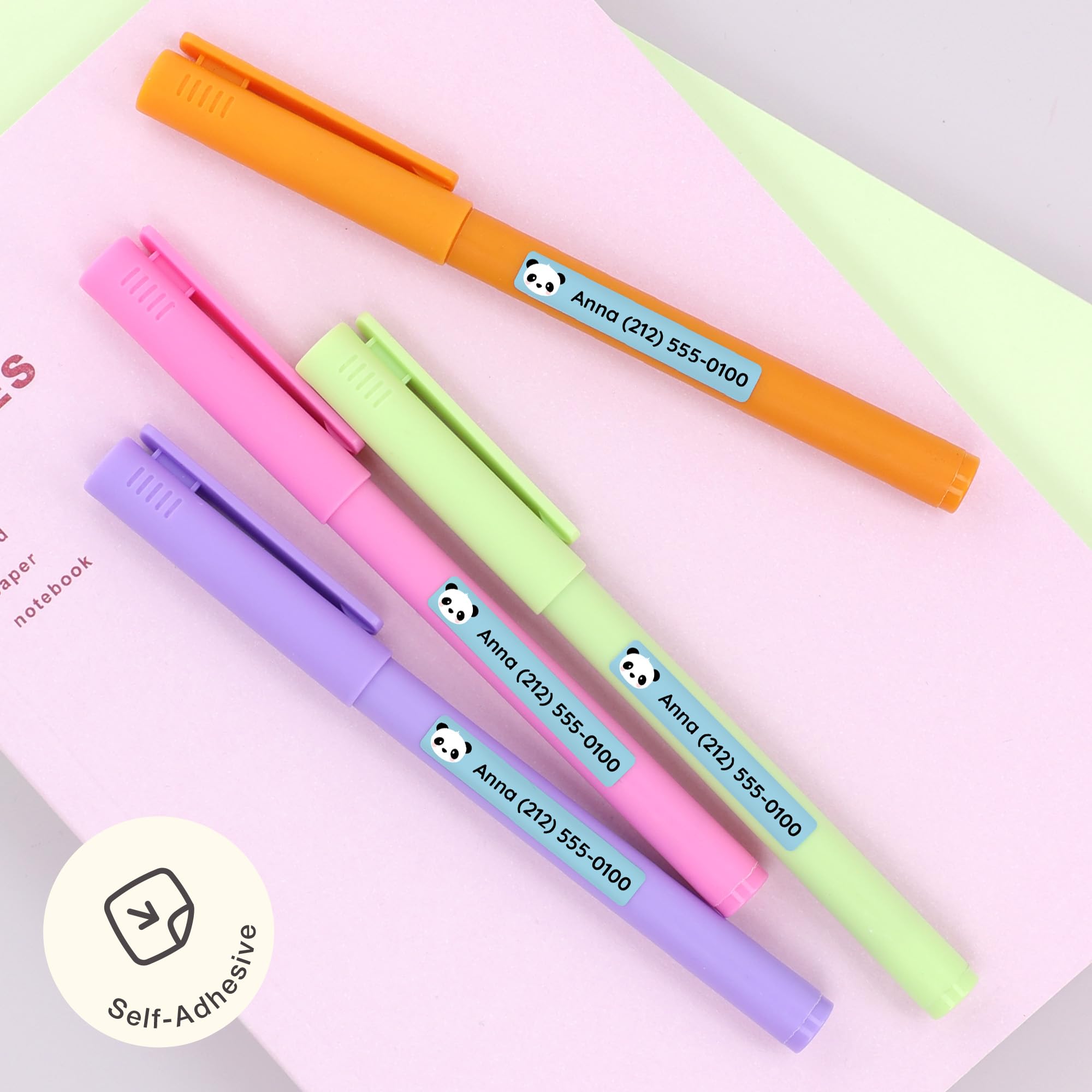 Teddylabels - Personalized Name Labels for School Supplies (75) - Waterproof and Durable Stickers for Pencils, Pen, and Other School Supplies - Image 4