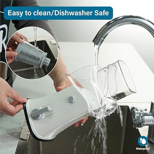 Miniatura 5 de Rallador De Queso Giratorio Manual, Cortador De Verduras Giratorio Con 5 Cuchillas, Base Antideslizante Con Ventosa Y Estructura Desmontable Para Un