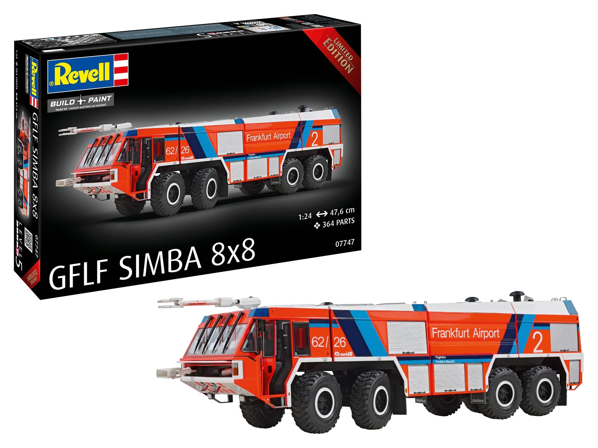 Amazon | ドイツレベル 1/24 GLFL Simba 8×8消防車 リミテッド 