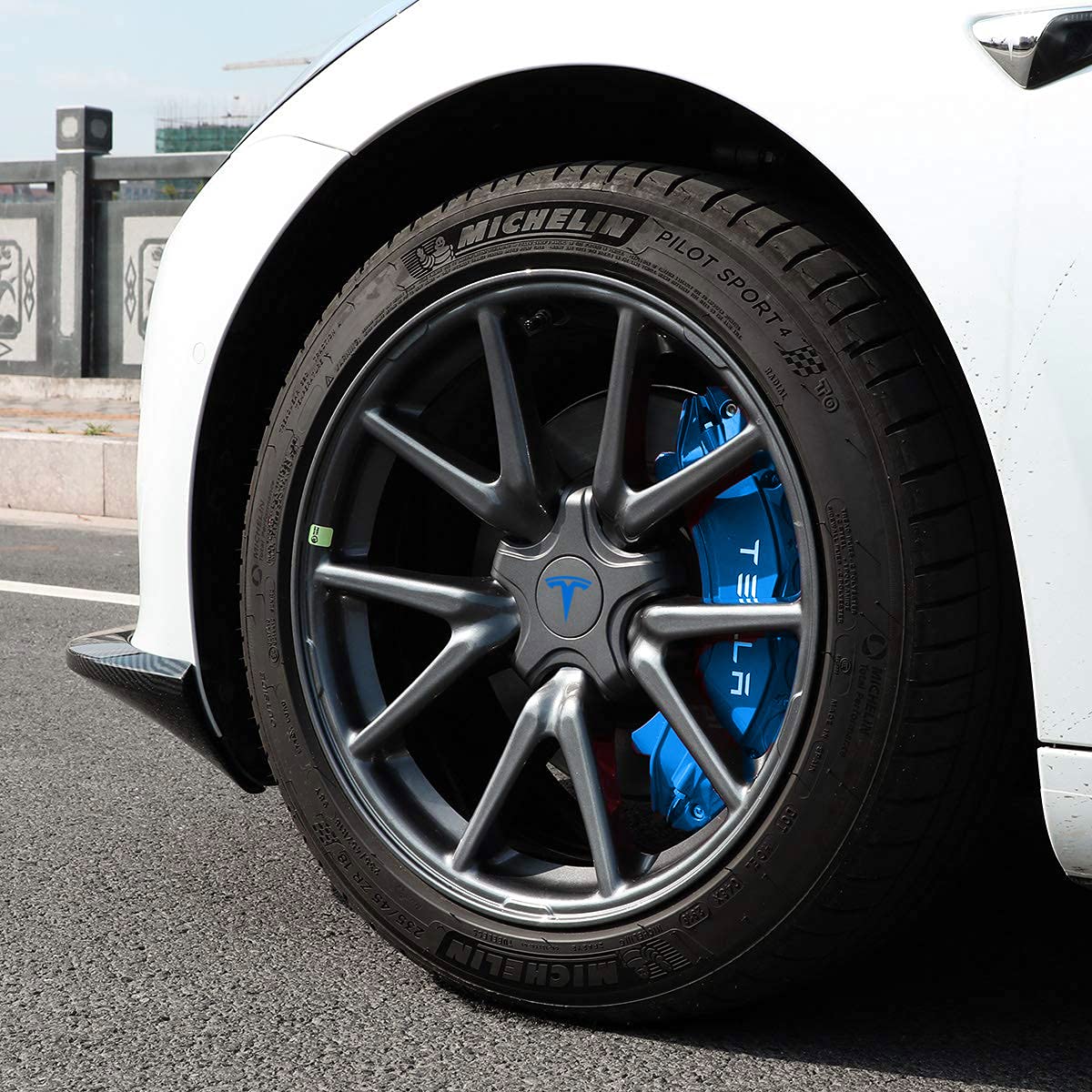 Amazon | Weishine - キャリパーカバー テスラモデル 3 19インチ カー