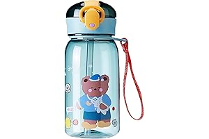 Lidded Bear Donuttle Water Bottle