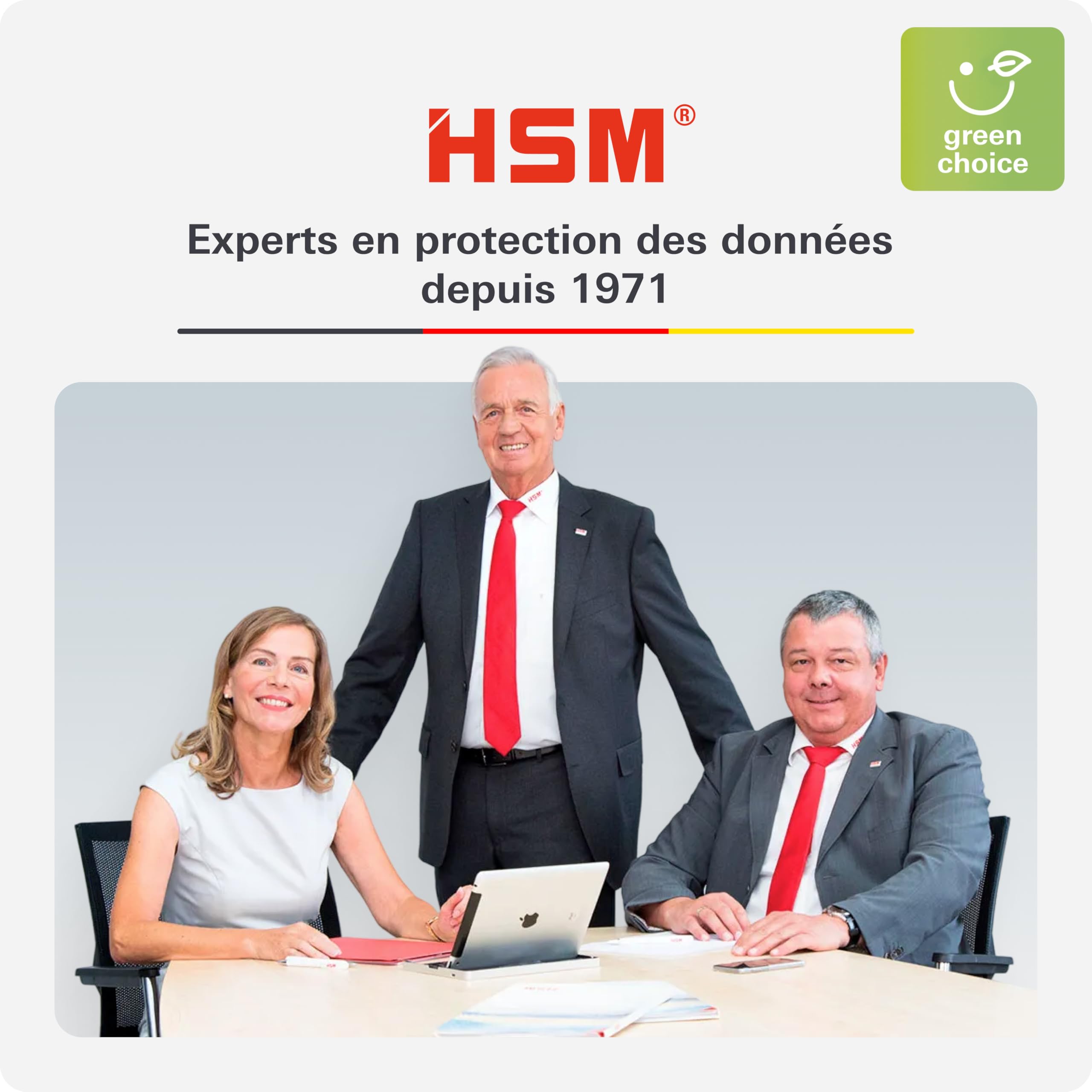 HSM shredstar X10 Destructeur de documents sécurité 3 10 feuilles coupe particules 4,5x30 mm Blanc Argent