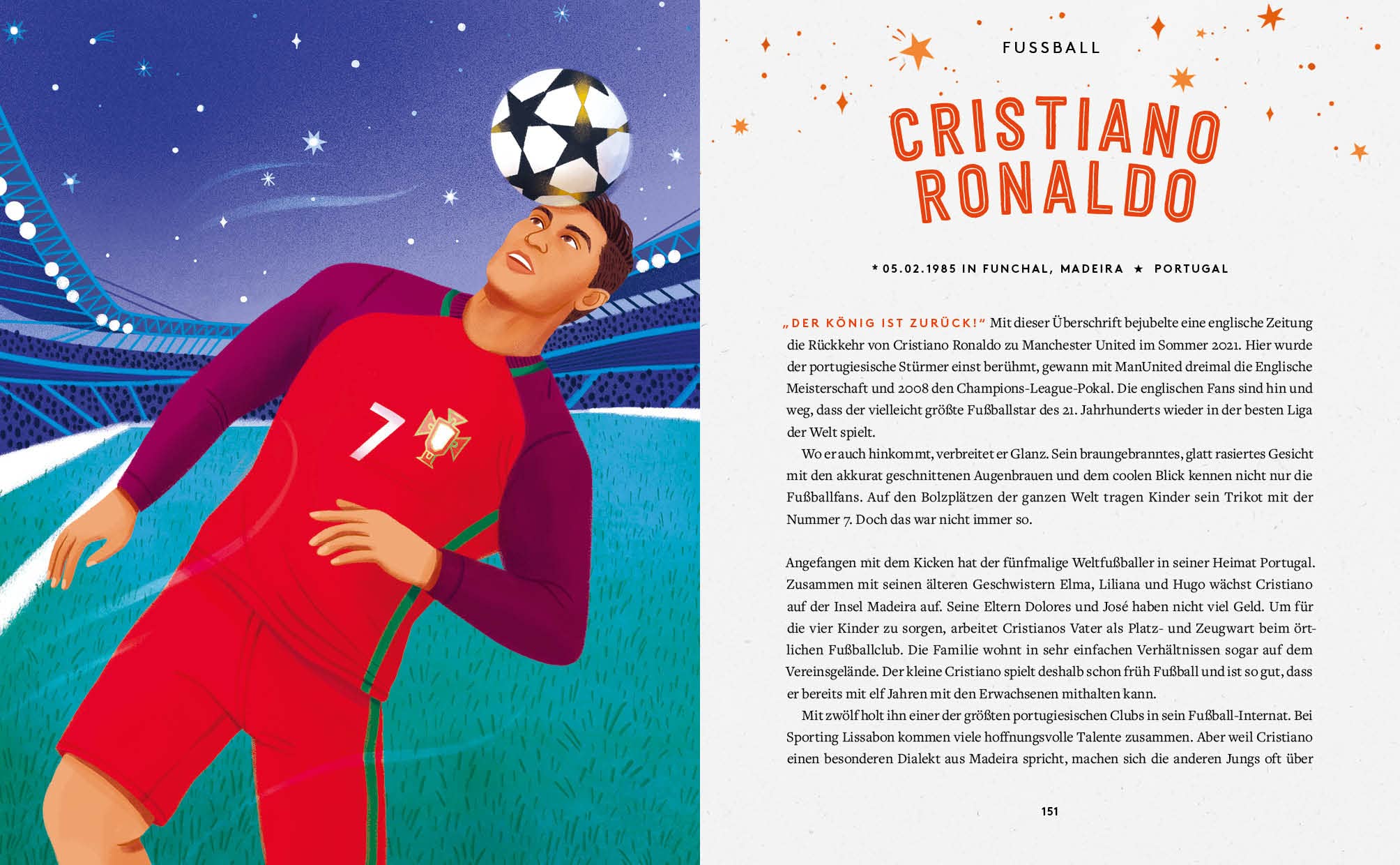Champions – Sporthelden, die Geschichte schreiben: Williams, Nowitzki, Klopp und Co. – 40 inspirierende Lebensgeschichten zum Vor- und Selberlesen
