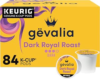 Gevalia Dark Royal Roast Dark Roast K-Cup Coffee Pods (84 Ct Box)