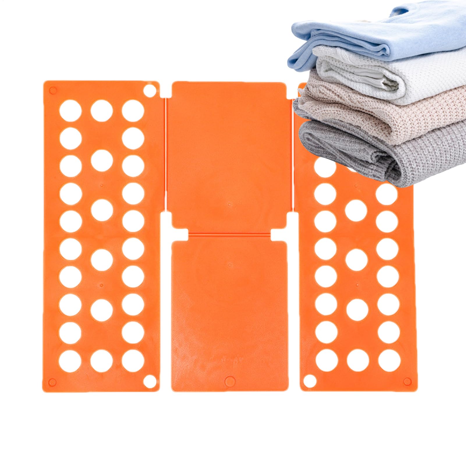 Tabla plegable para ropa, práctico soporte plegable para ropa y hogar, práctico organizador del hogar para viajes, habitación infantil y adultos