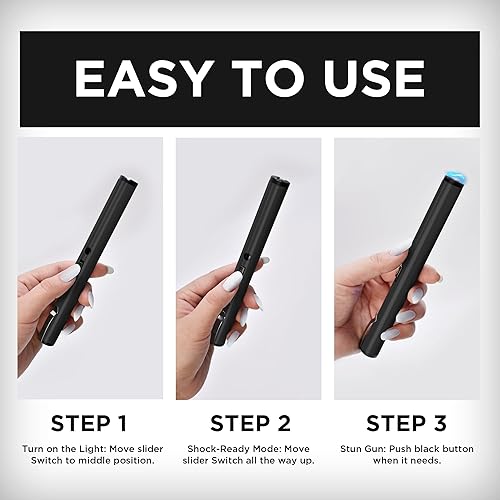 Miniatura 9 de Guard Dog Security Enlight - Pistola aturdidora con linterna, dispositivo de autodefensa, indicador de duración de la batería, clip para cinturón