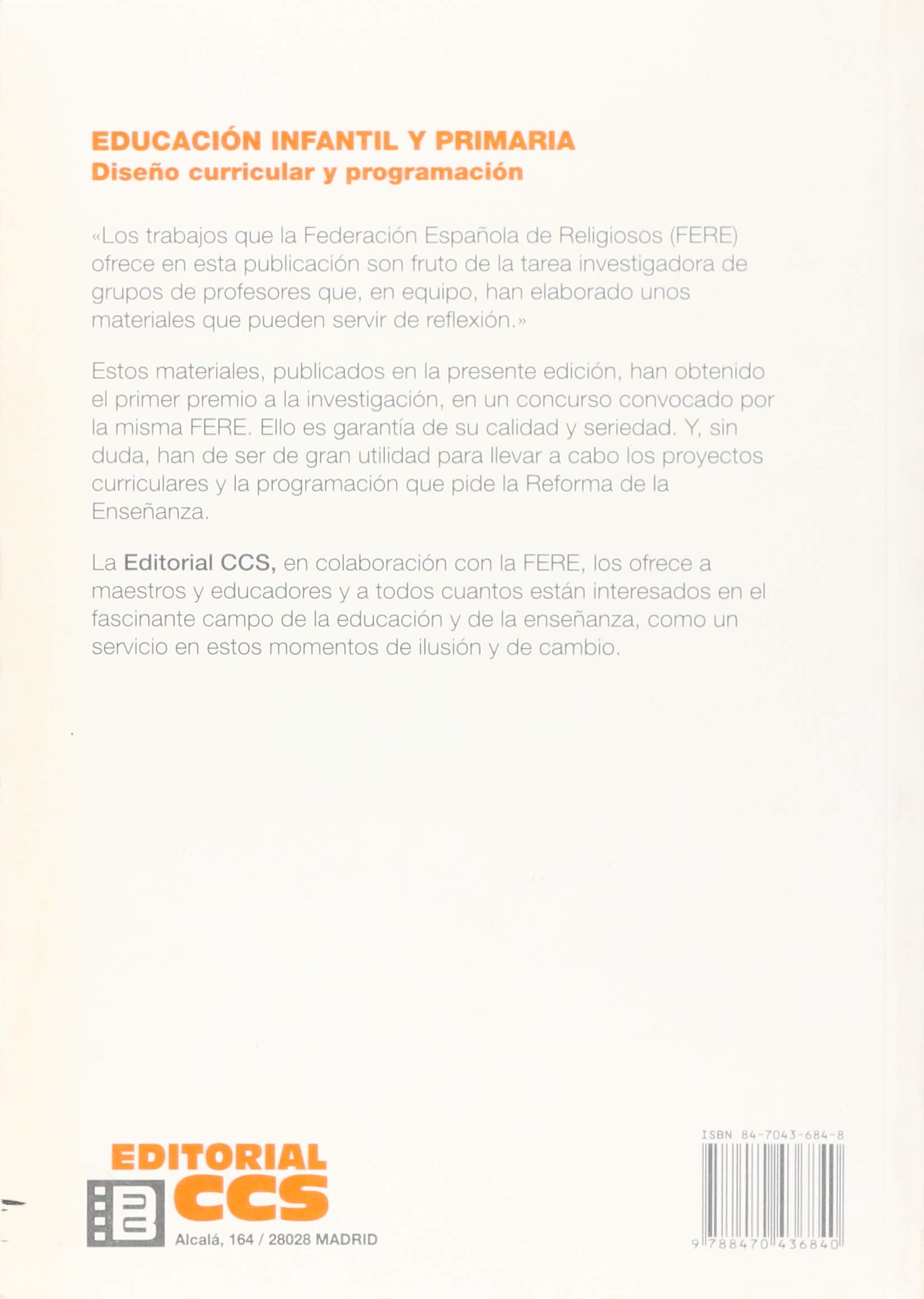 Educación infantil y primaria