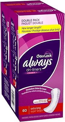 Always Extra Long Plus with Odor Lock Dri-Liners