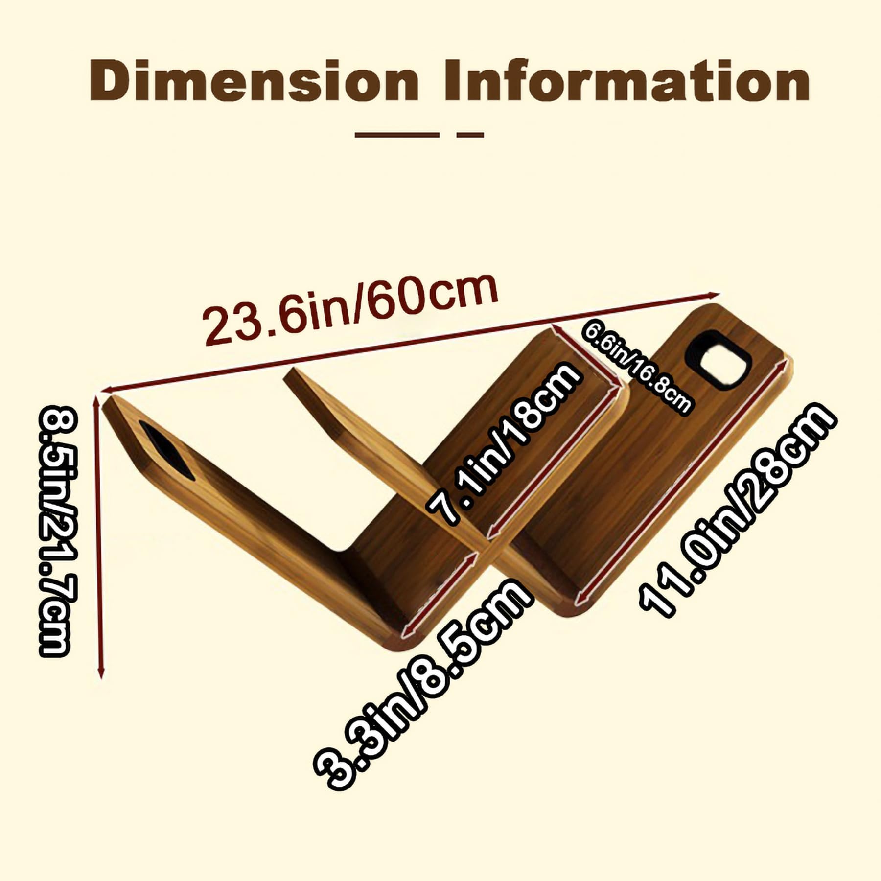 Organizer da scrivania in legno, libreria inclinabile da 60 cm, mensola da scrivania retrò per casa, ufficio, camera da letto e studio, soluzione versatile