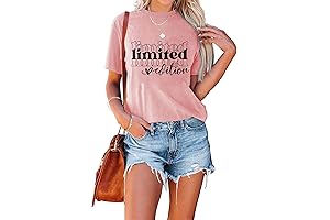 Women's Limited Edition Positive Quote Short Sleeve Crewneck T-Shirt