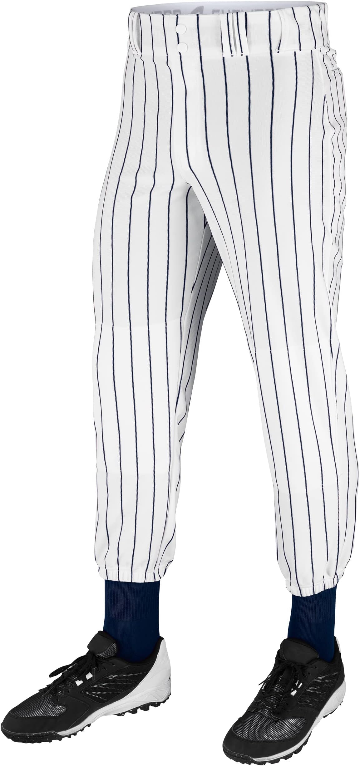 old navy blue and white striped pants